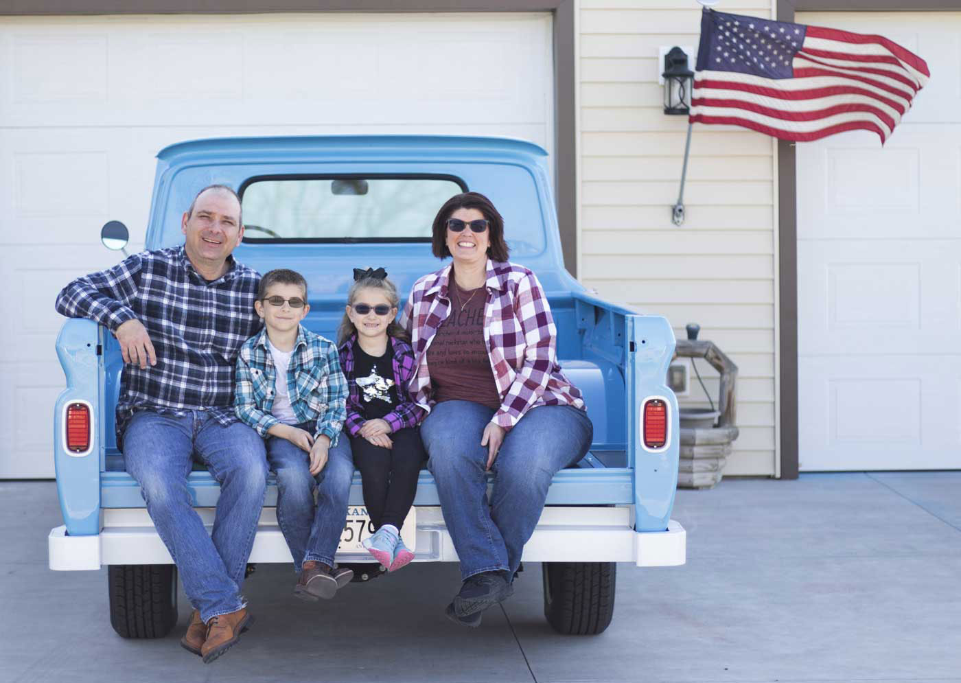 The Kraemer Family. Part of Satanta’s exhibit Connected at the Crossroads. Photo by Bethany Wood.