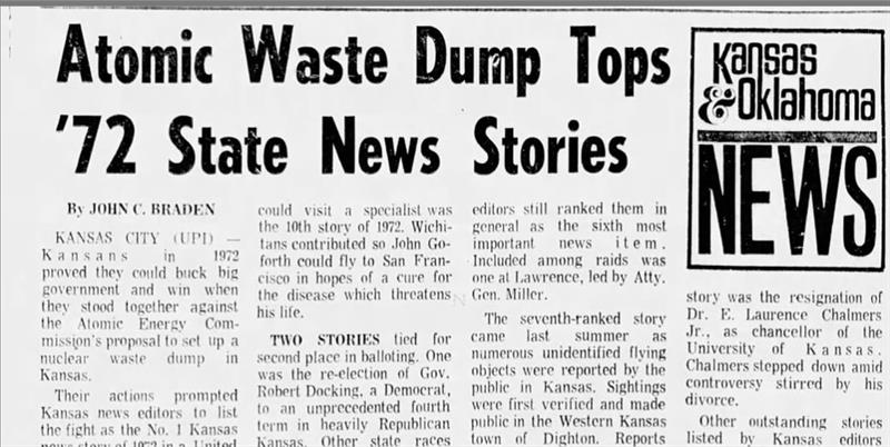 Top Kansas News Stories of 1972, Wichita Eagle, Dec. 31, 1972.jpg
