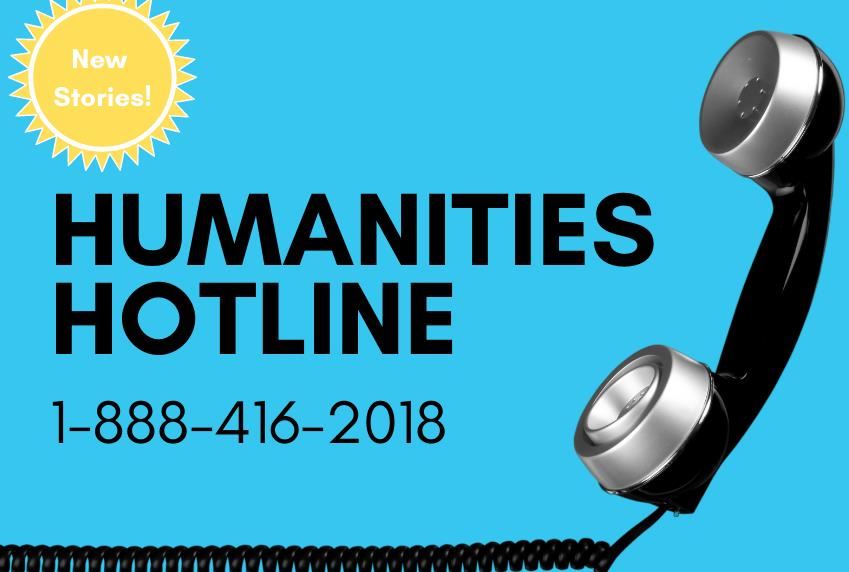 humanities hotline graphic