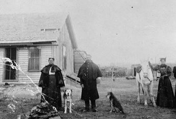 historical photo of Nicodemus Kansas