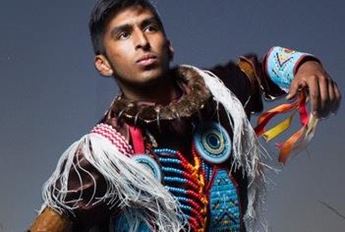 Freddy Gipp at powwow