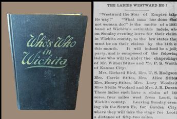 copy of book and clip from a newspaper