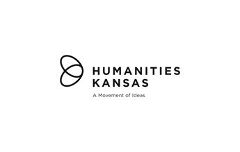 Humanities Kansas one color logo with tagline 