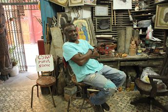 man sitting in chair