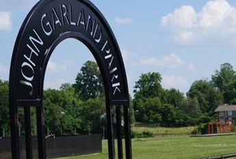 John Garland park sign