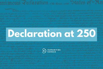 Declaration of Independence with Declaration at 250 text
