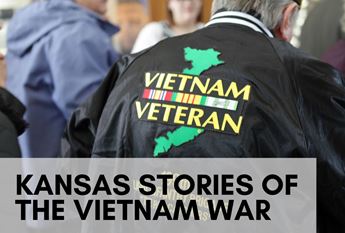 Back of jacket of Vietnam Veteran