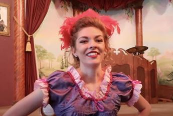 saloon dancer at Dodge City