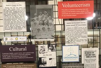 A portion of the Independence local Crossroads exhibition
