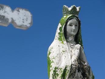 Virgin Mary statue