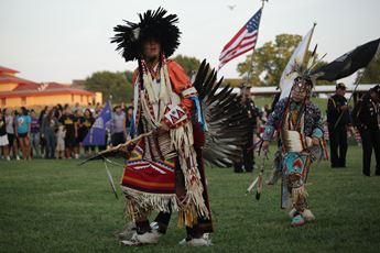 dancers at powwow