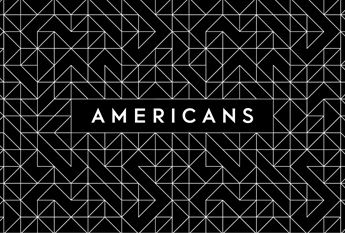 Americans Logo White on Black
