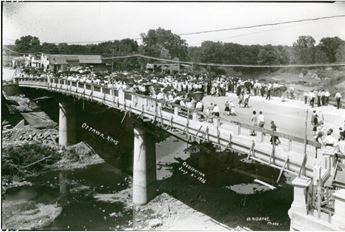 The dedication of Ottawa's Main Street bridge, 1926.