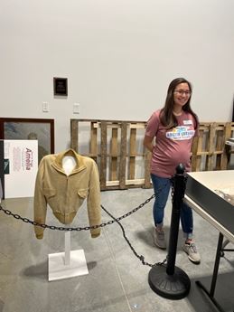 flight jacket on display