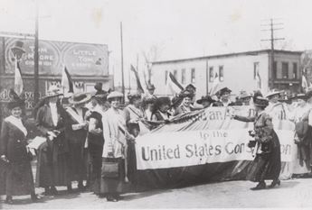 suffragists in early 1900s