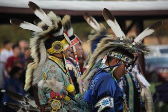 dancers at pow wow