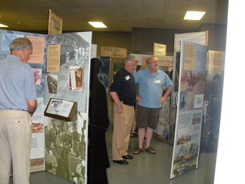 people in museum exhibition