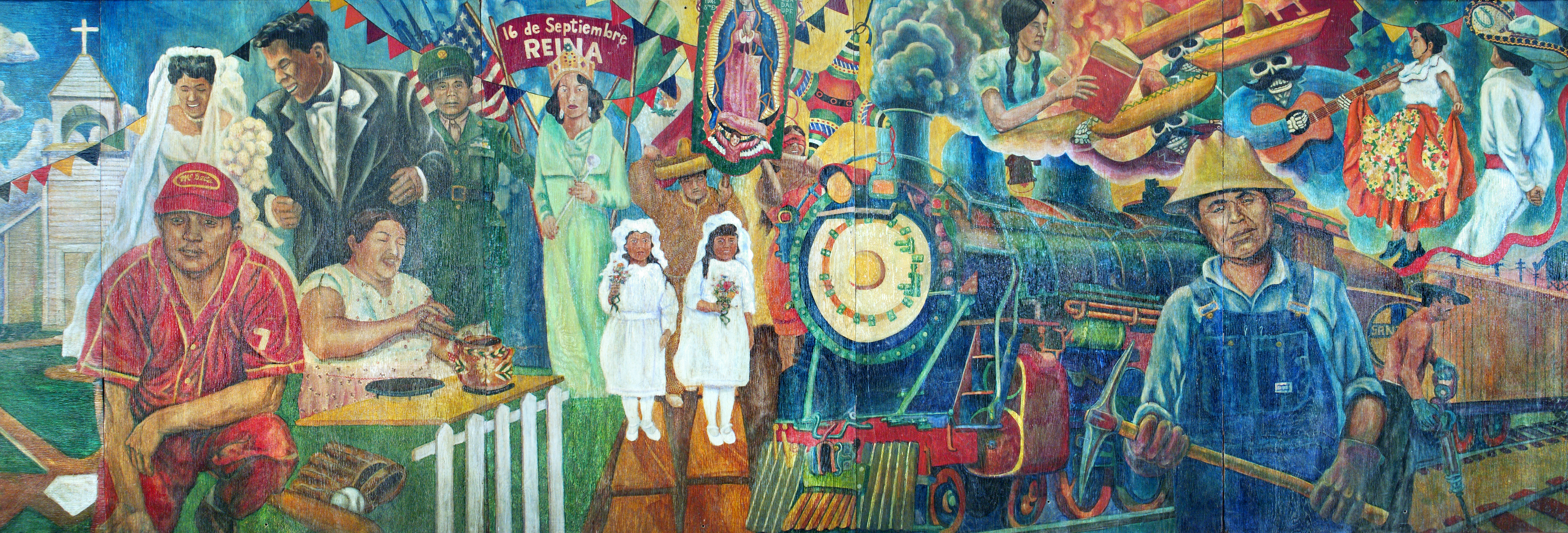 La Vida Buena, La Vida Mexicana mural