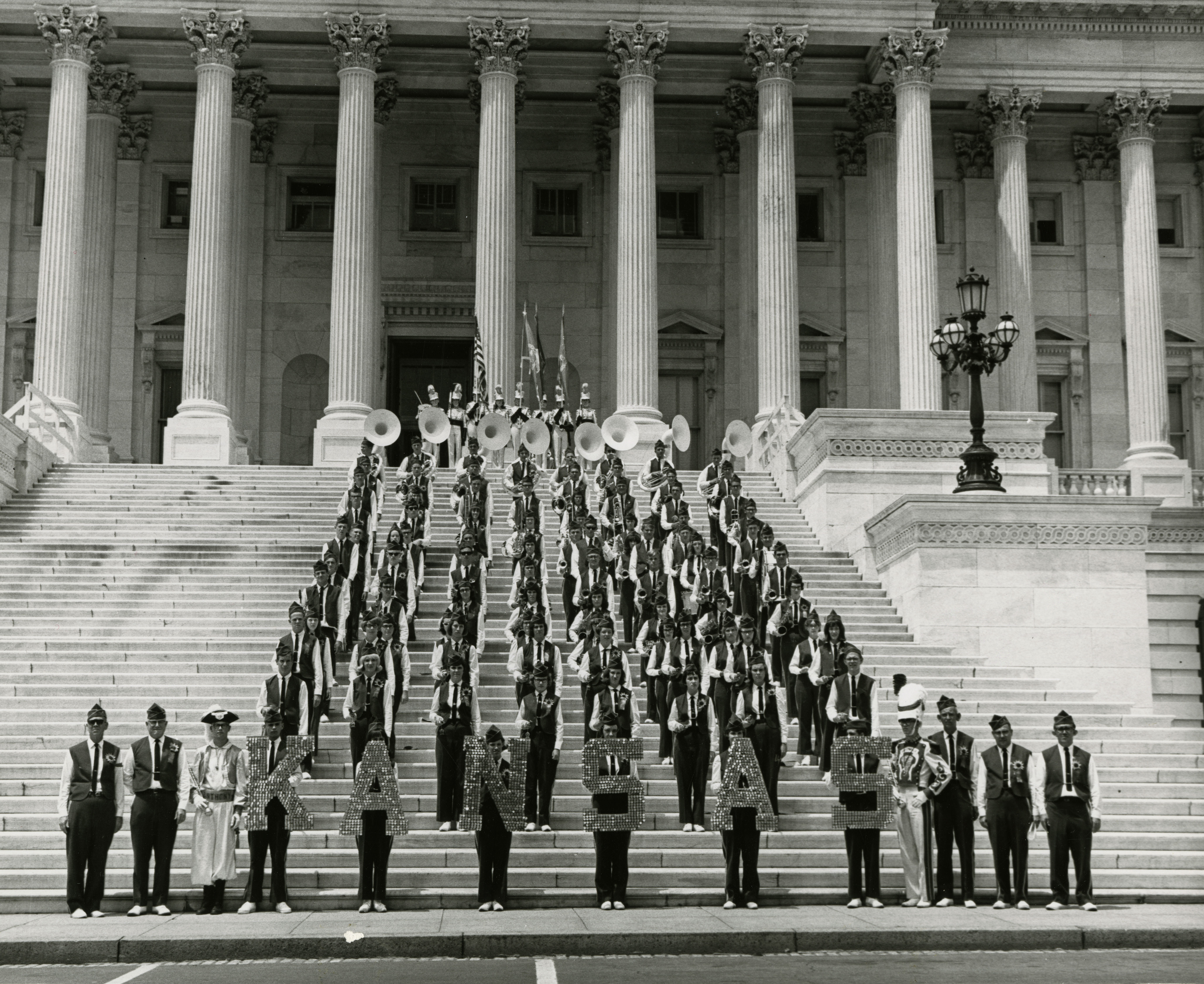 The All Kansas Lions International Convention Band on July 8, 1966.