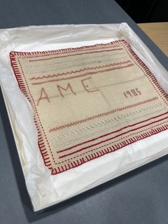 embroidered sampler