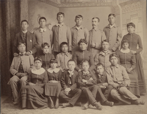 group of students 1890s